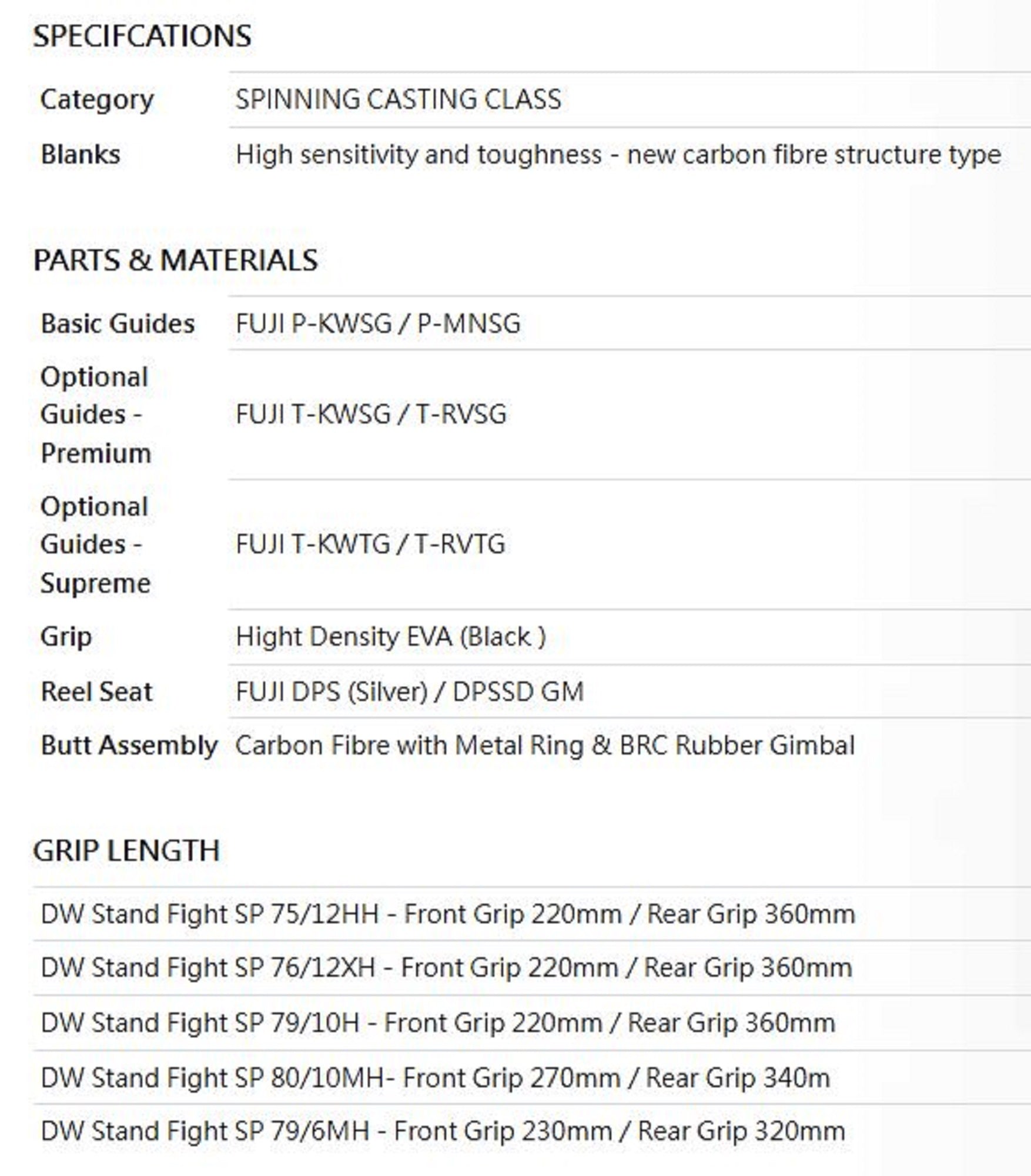 Sea VentureX SVX Rod Spinning Dark Wrestler SM SP 79/6 MH P.E 4-6 Blu 8068